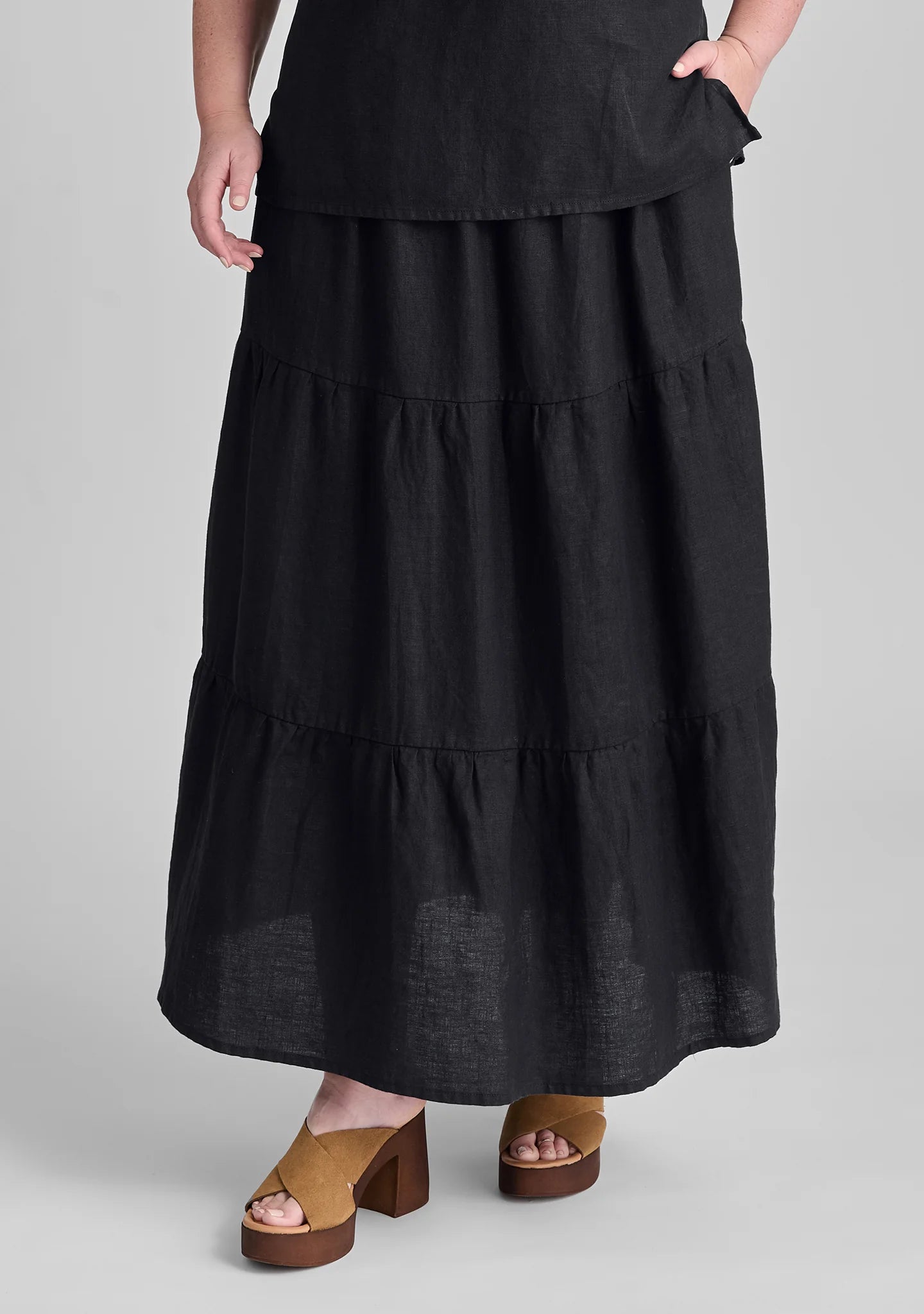 Gaia Skirt - Linen Maxi Skirt - FINAL SALE