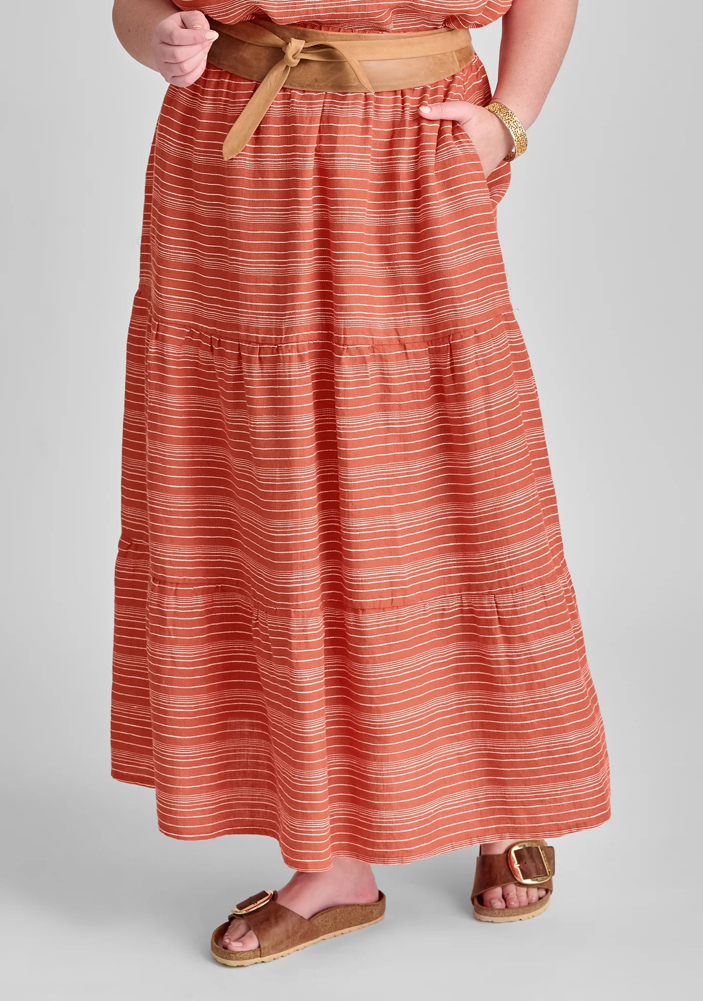 Gaia Skirt - Linen Maxi Skirt - FINAL SALE