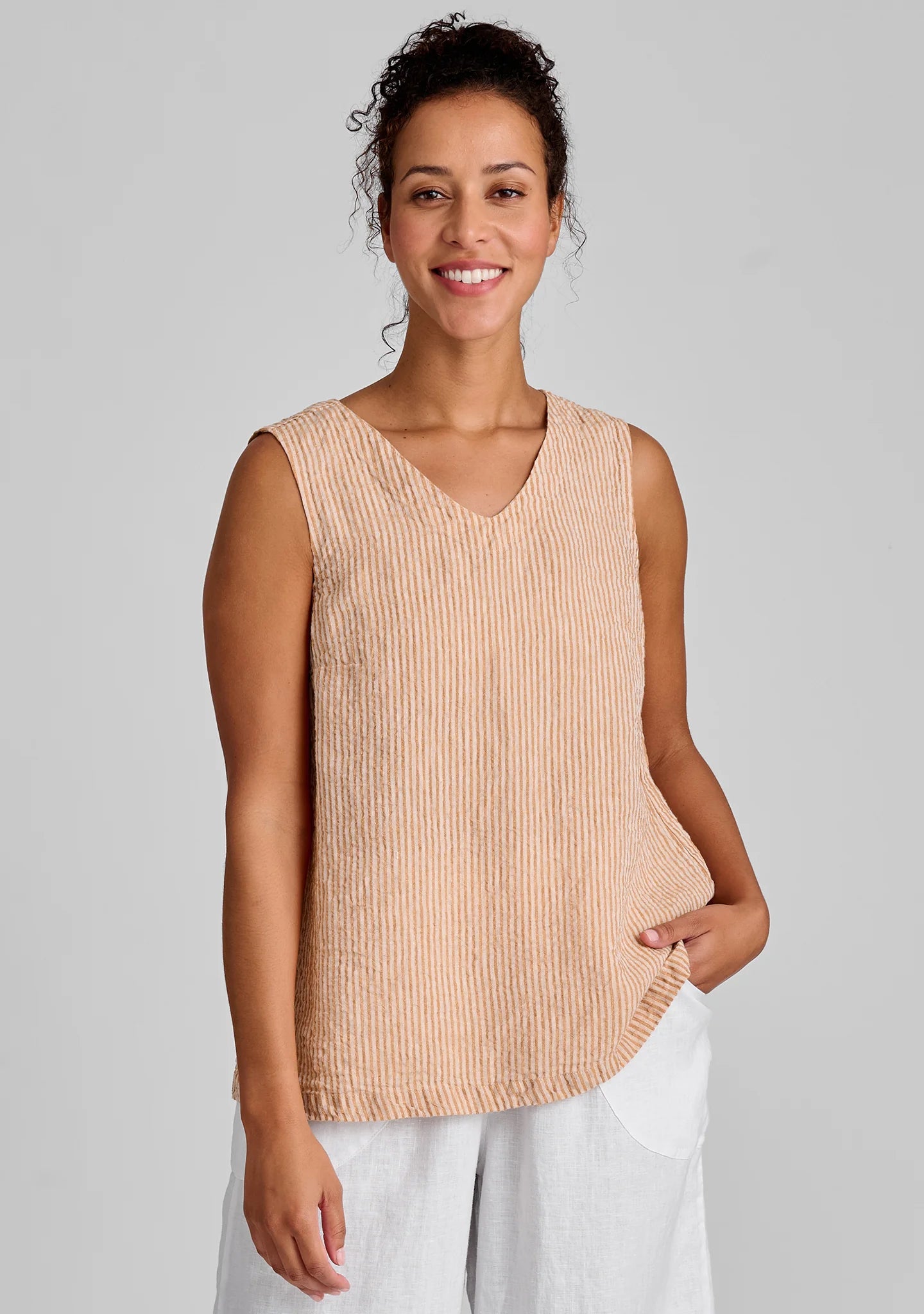 Gem Tank - Linen Tank Top - FINAL SALE
