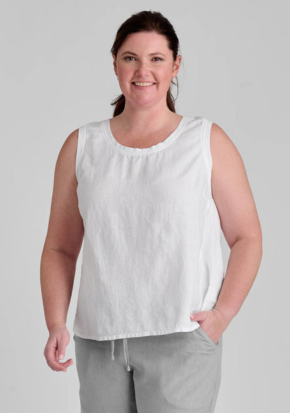 Everyday Tank - Linen Tank Top - FINAL SALE