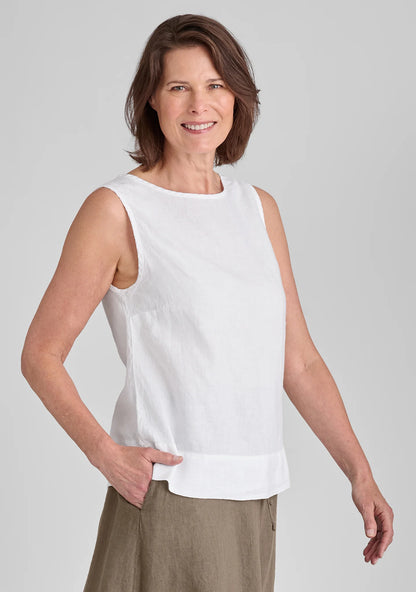 Roadie Top - Linen Tank Top