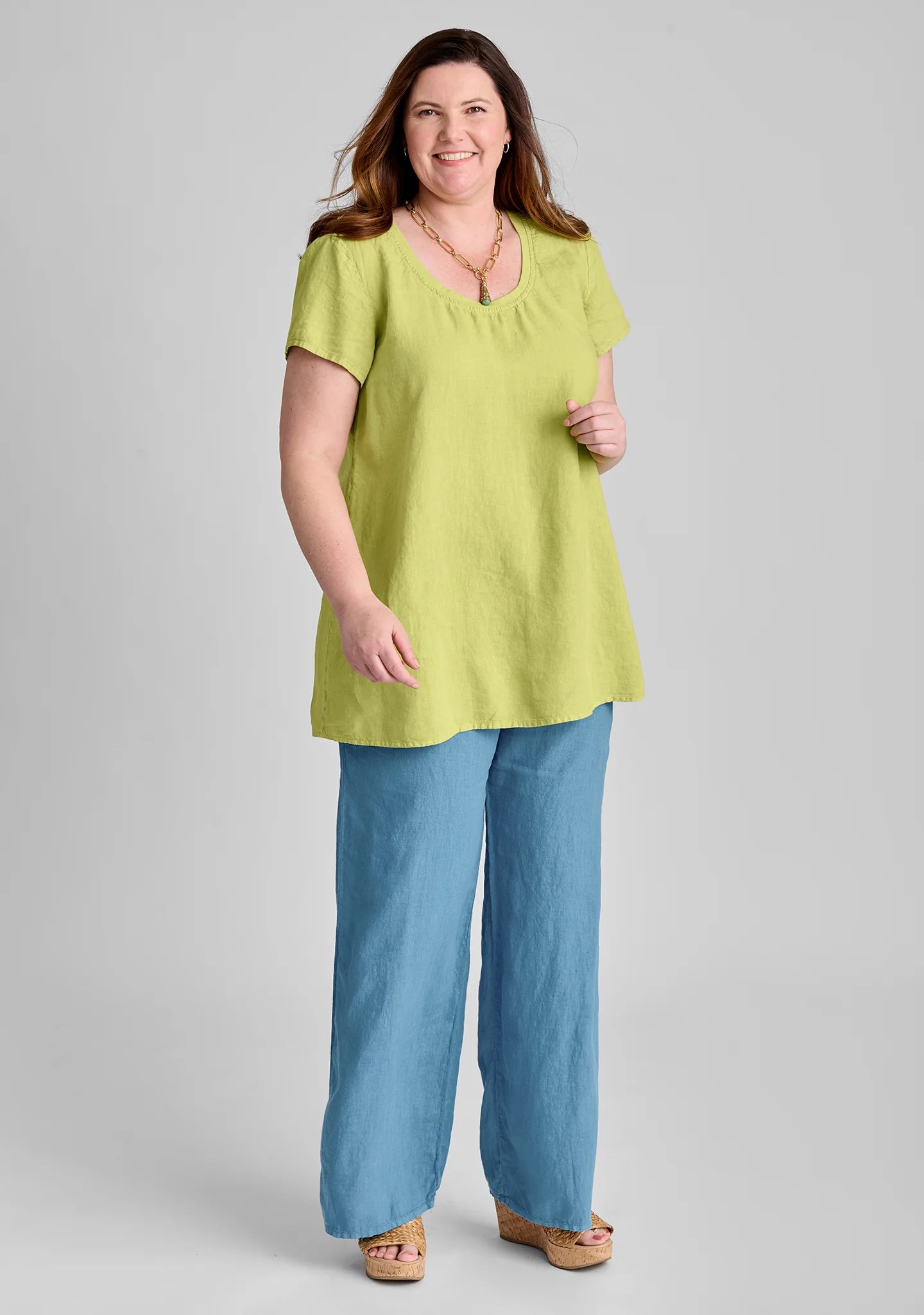 Avenue Pull - Linen T Shirt - FINAL SALE
