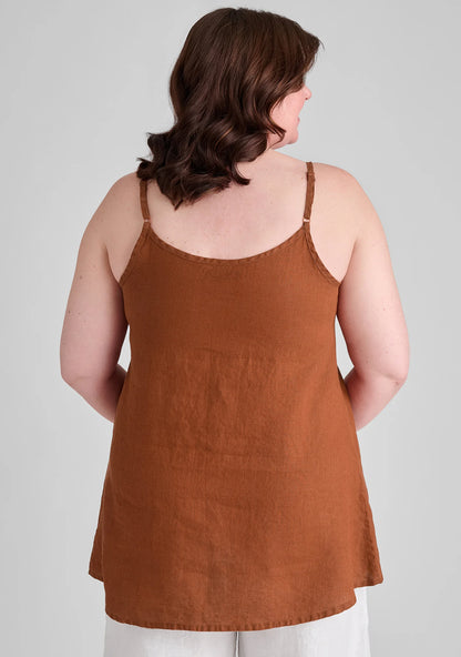 Nighttime Cami - Linen Tank Top