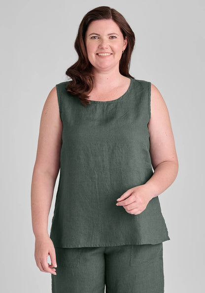 Sunny Tank - Linen Tank Top