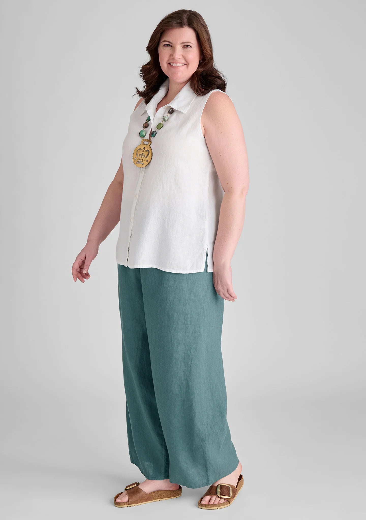 Boxd Down - Full Length Linen Pants - FINAL SALE