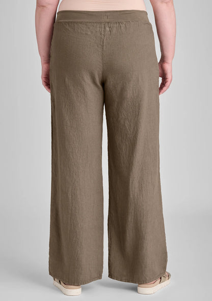 Flat Iron Pant - Linen Drawstring Pants