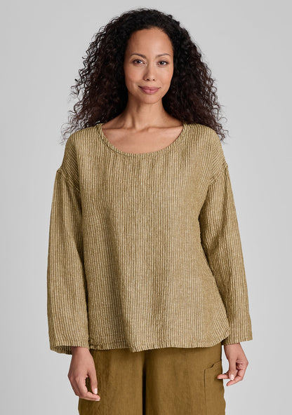 Throw It On - Long Sleeve Linen Shirt - FINAL SALE