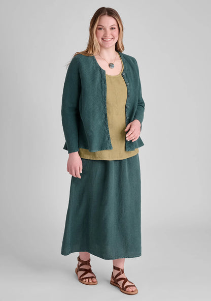 Beneficial Blouse - Linen Cardigan