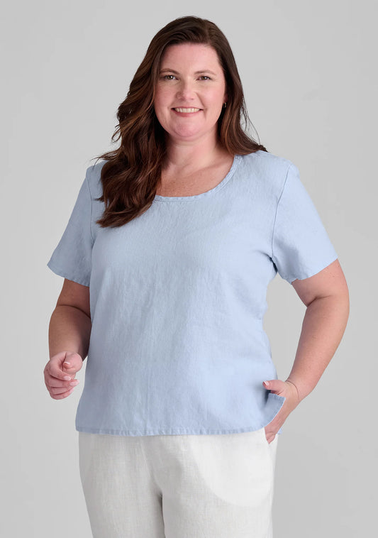 Fundamental Tee - Linen T Shirt - FINAL SALE