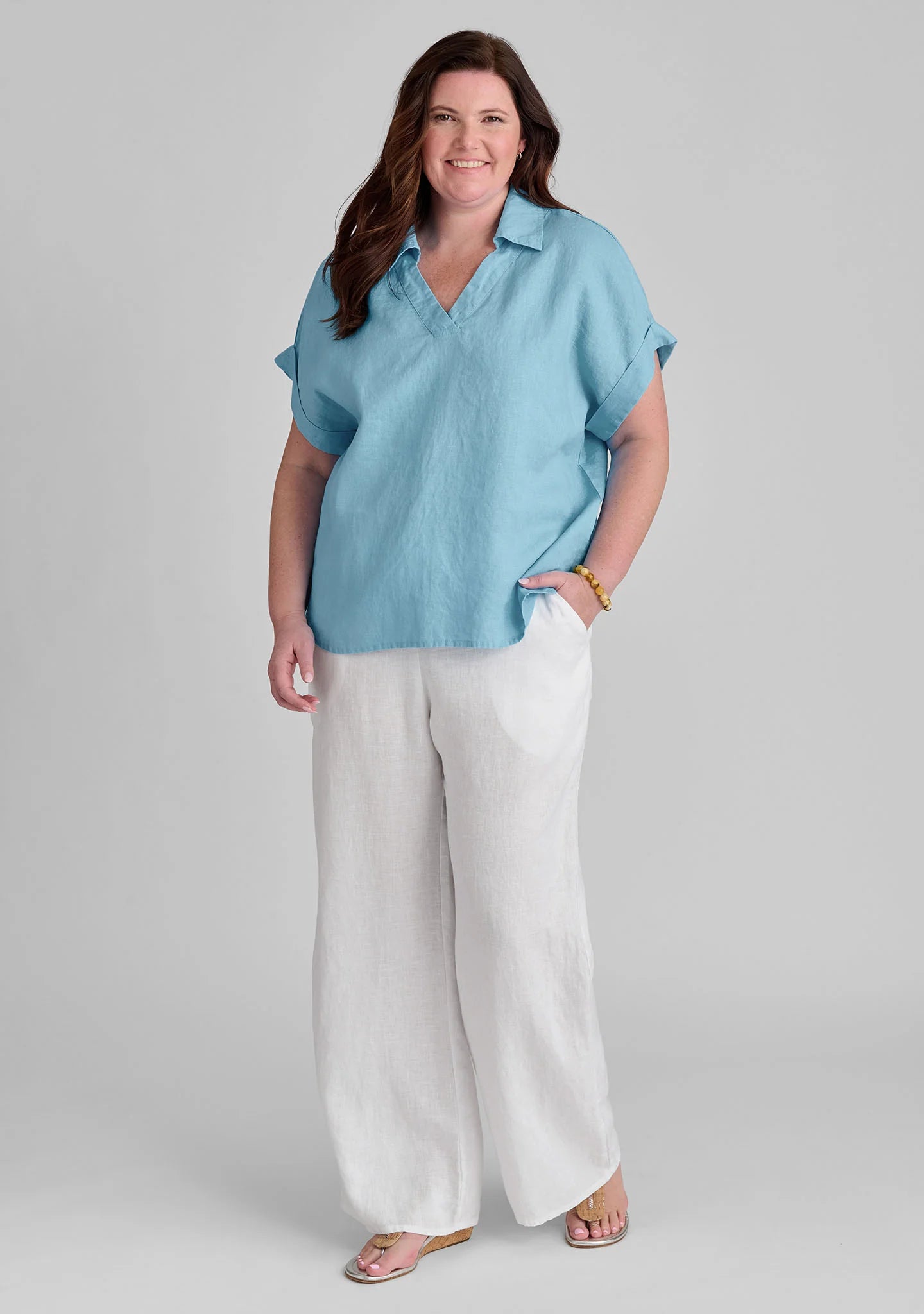 Sport Tee - Linen Shirt - FINAL SALE