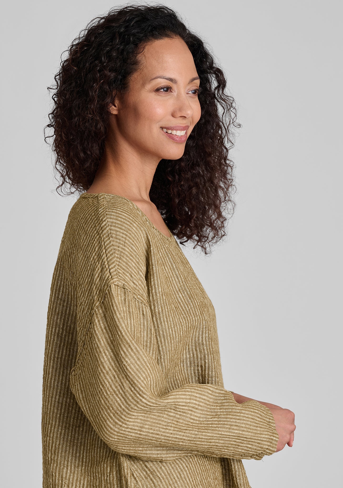 Throw It On - Long Sleeve Linen Shirt - FINAL SALE