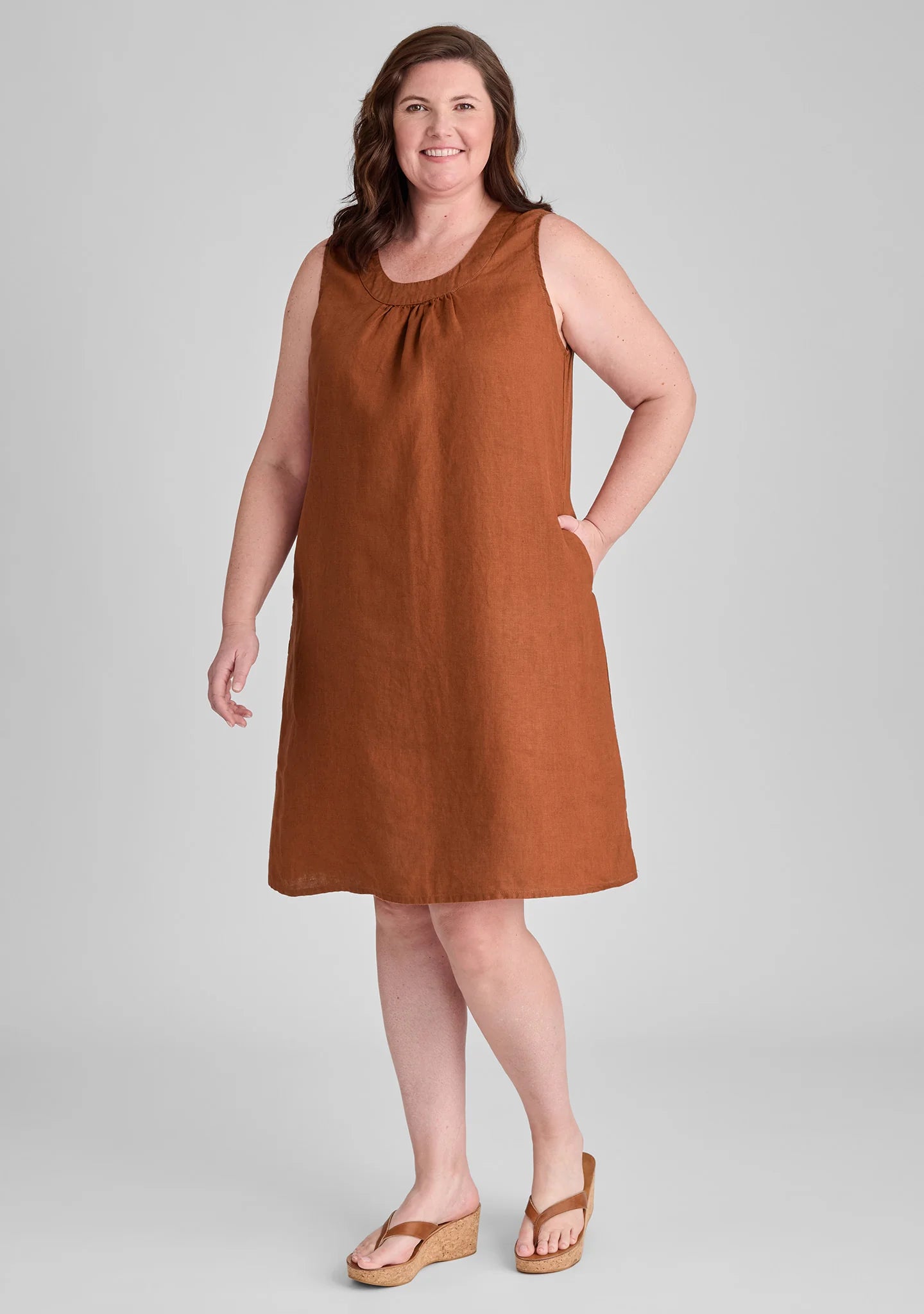Tao Dress - Linen Shift Dress