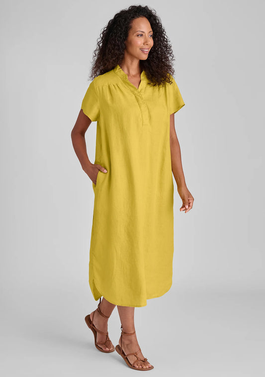 Café Dress - Linen Dress