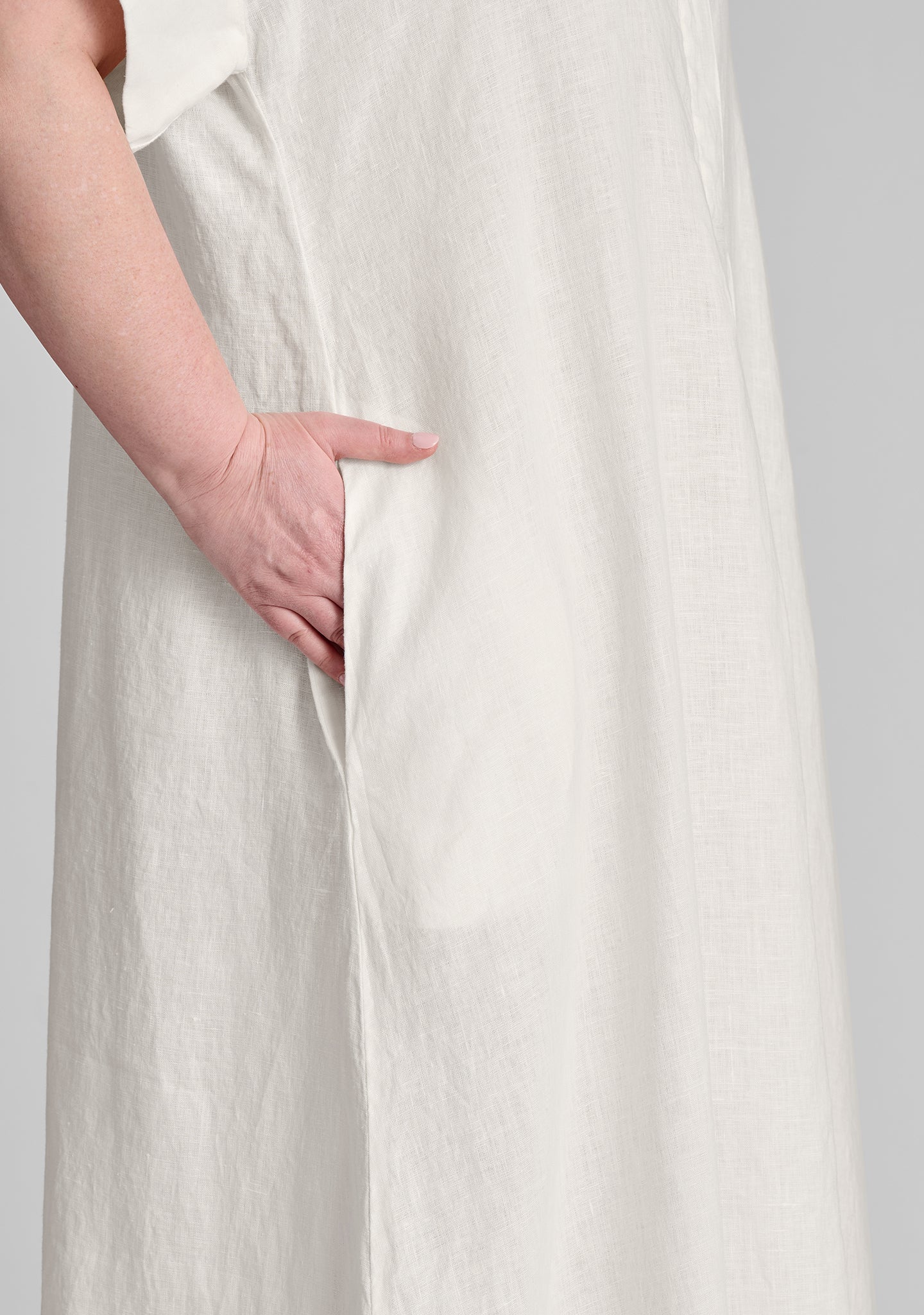Artful Shirtdress - Linen Dress - FINAL SALE