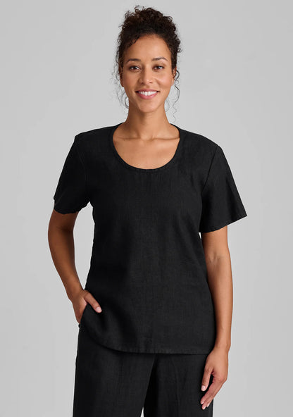 Fundamental Tee - Linen T Shirt - FINAL SALE
