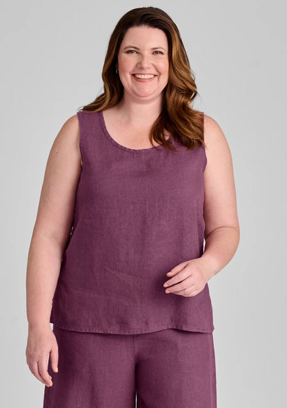 Fundamental Tank - Linen Tank Top - FINAL SALE