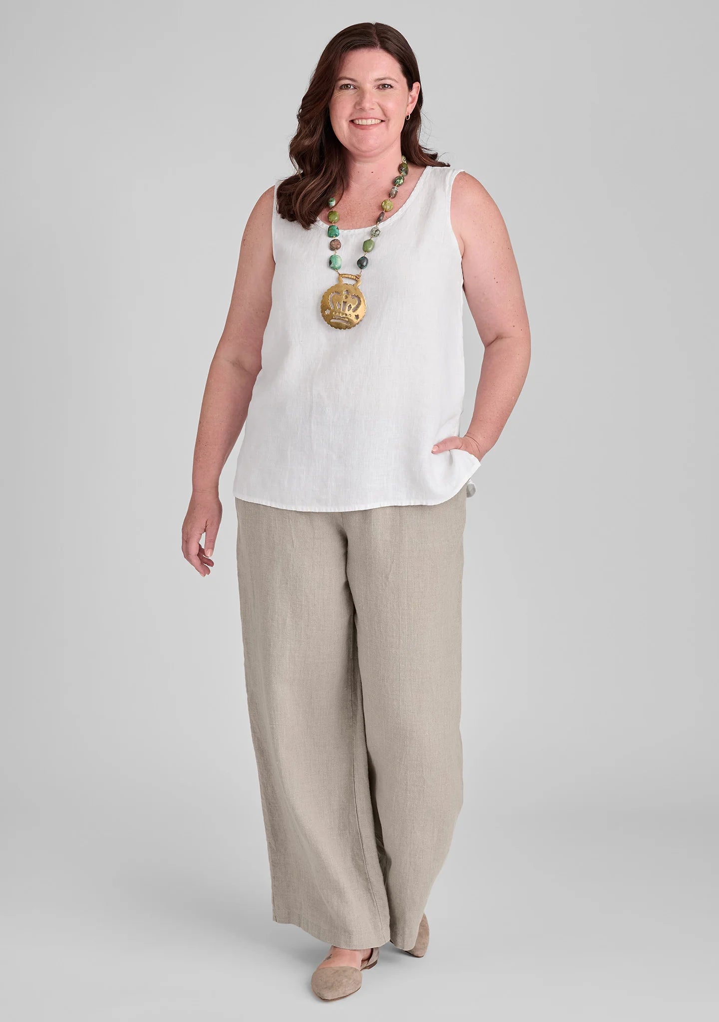 Fundamental Tank - Linen Tank Top