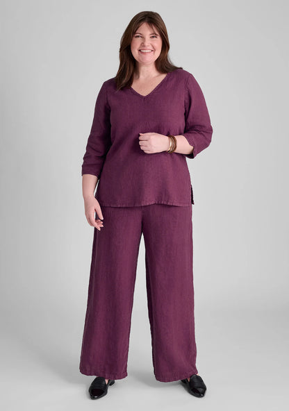 Flowing Pant - Linen Pants With Elastic Waist