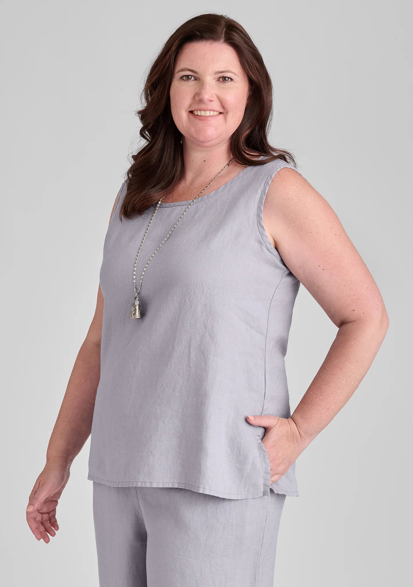 Sunny Tank - Linen Tank Top