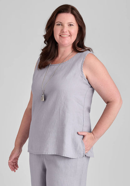 Sunny Tank - Linen Tank Top