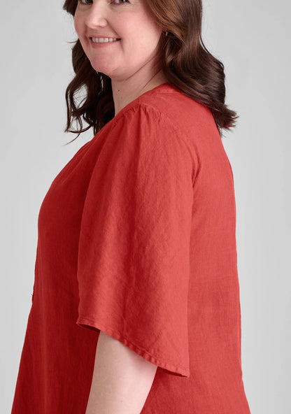 Caftan Dress - Linen Maxi Dress