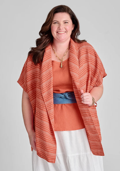 Obscure Wrap - Linen Cardigan - FINAL SALE