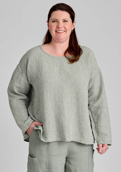 Throw It On - Long Sleeve Linen Shirt - FINAL SALE