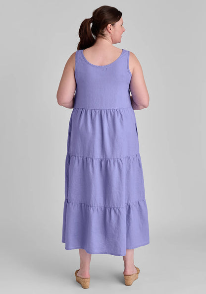 Tiered Dress - Linen Maxi Dress - FINAL SALE