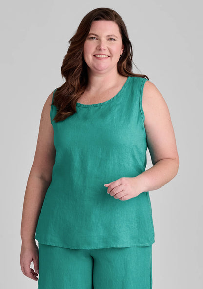 Sunny Tank - Linen Tank Top - FINAL SALE