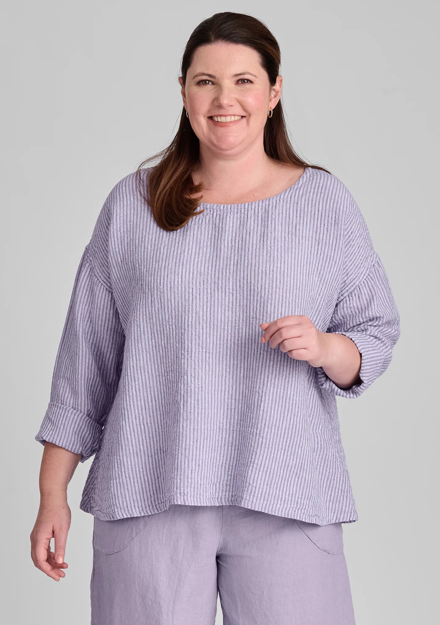 Throw It On - Long Sleeve Linen Shirt - FINAL SALE
