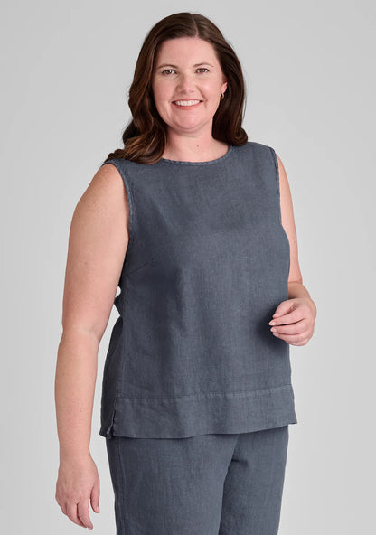 Roadie Top - Linen Tank Top