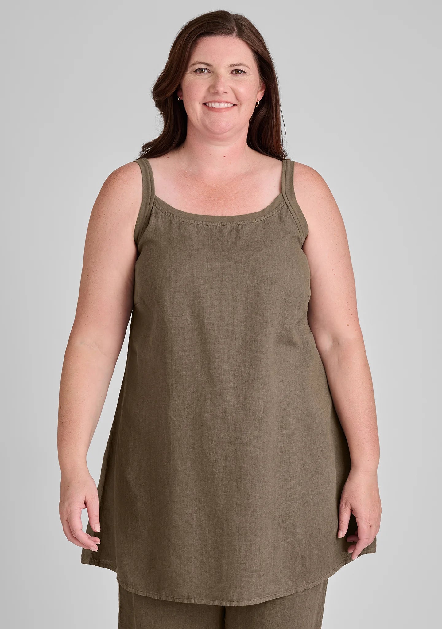 Upward Tunic - Linen Tank Top
