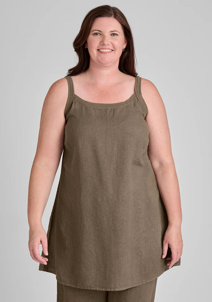 Upward Tunic - Linen Tank Top