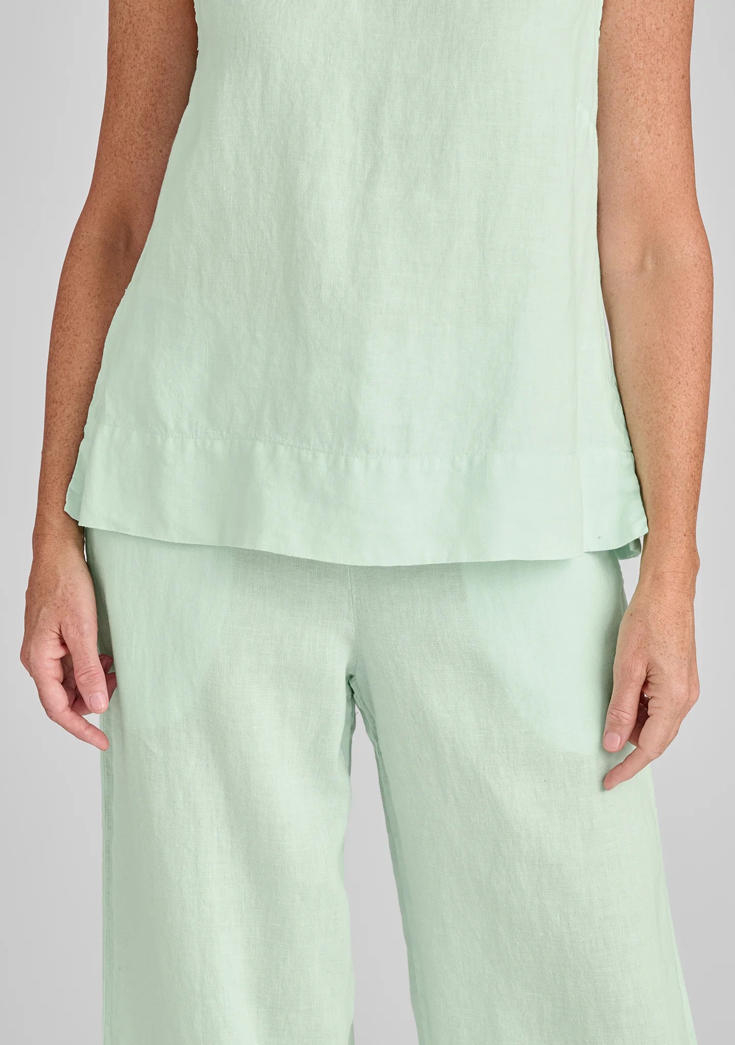 Roadie Top - Linen Tank Top