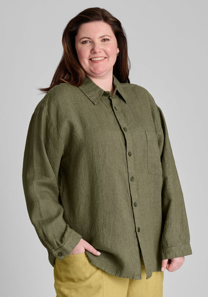 Whole Shirt - Linen Button Down Shirt - FINAL SALE