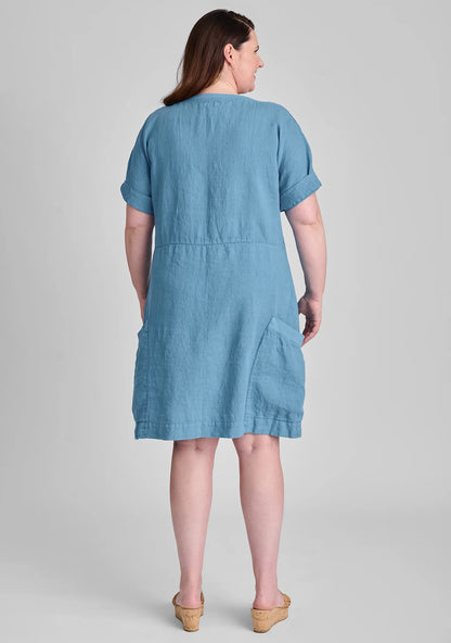 Sunnyside Dress - Linen Dress - FINAL SALE