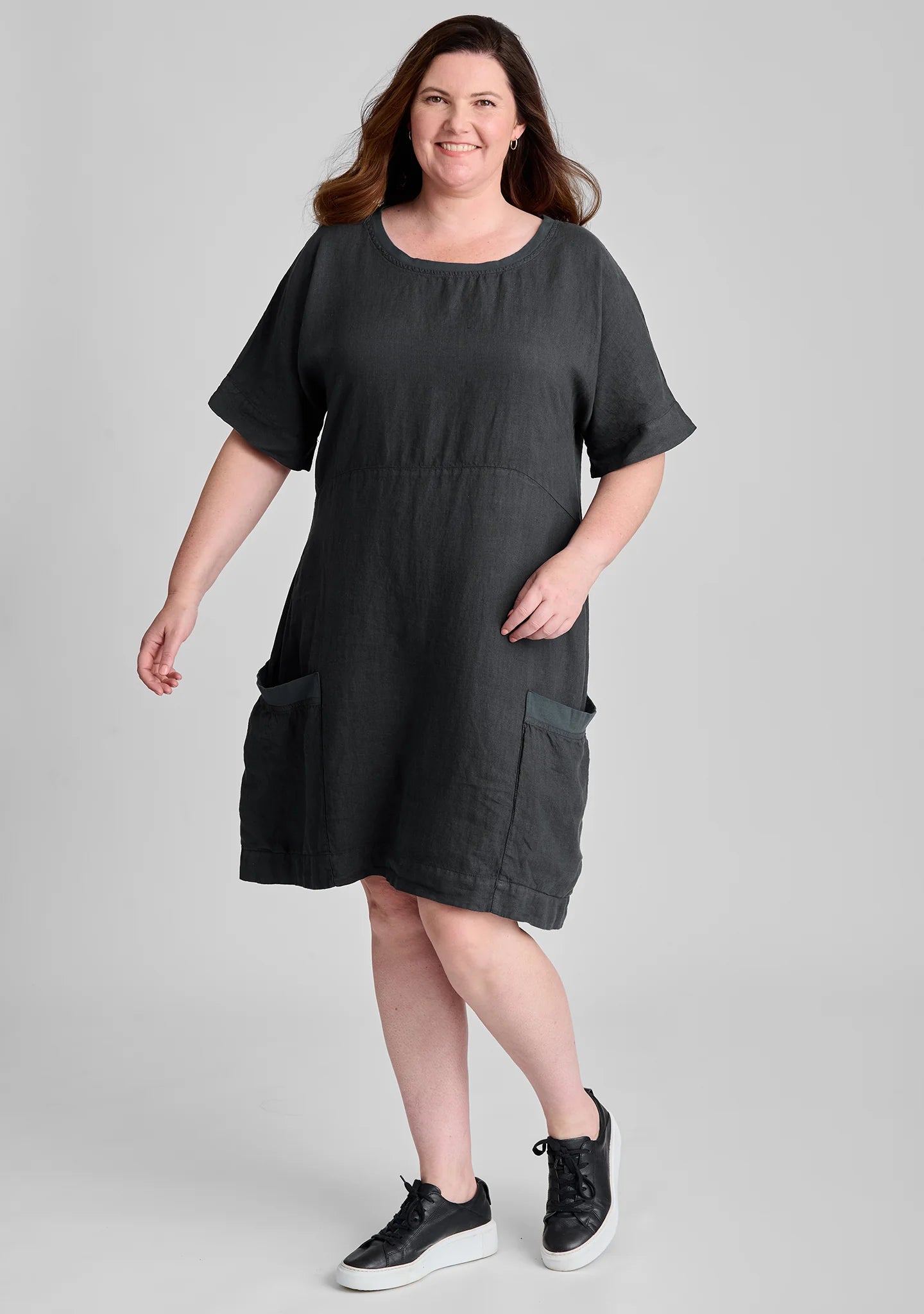 Sunnyside Dress - Linen Dress - FINAL SALE