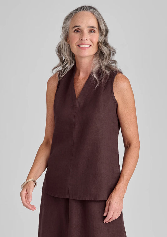 RSVP Tank - Linen Tank Top