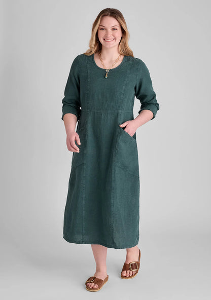 Vintage Dress - Linen Dress