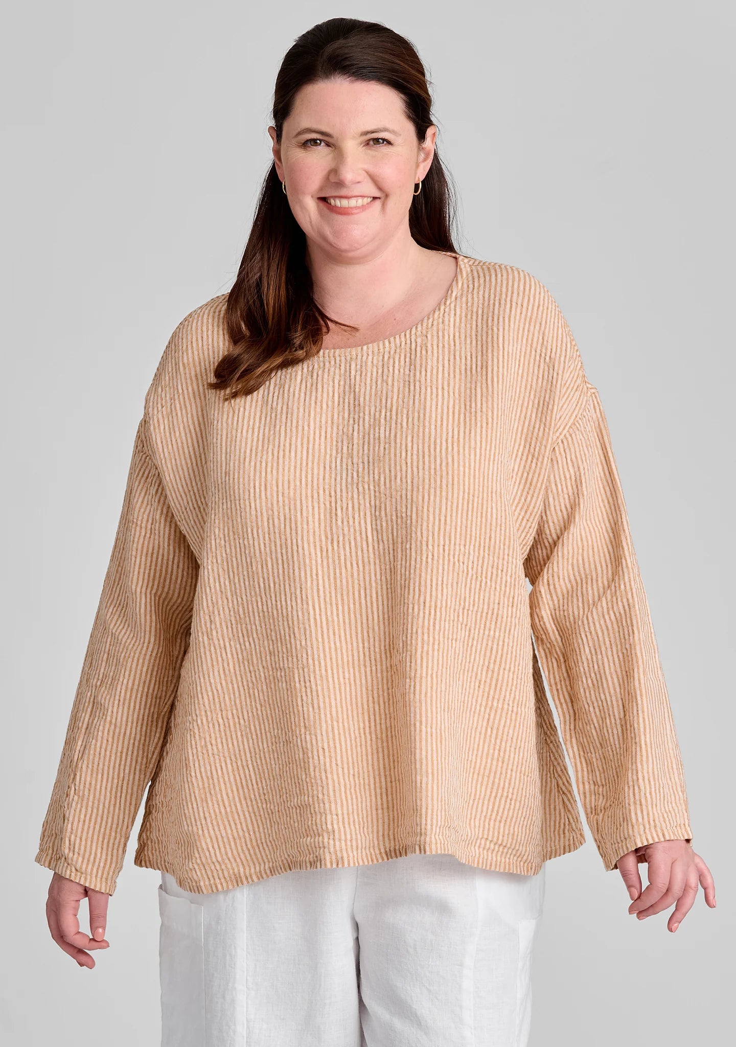 Throw It On - Long Sleeve Linen Shirt - FINAL SALE