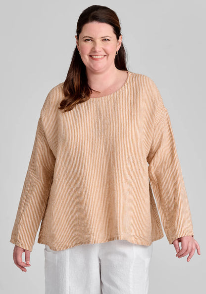 Throw It On - Long Sleeve Linen Shirt - FINAL SALE