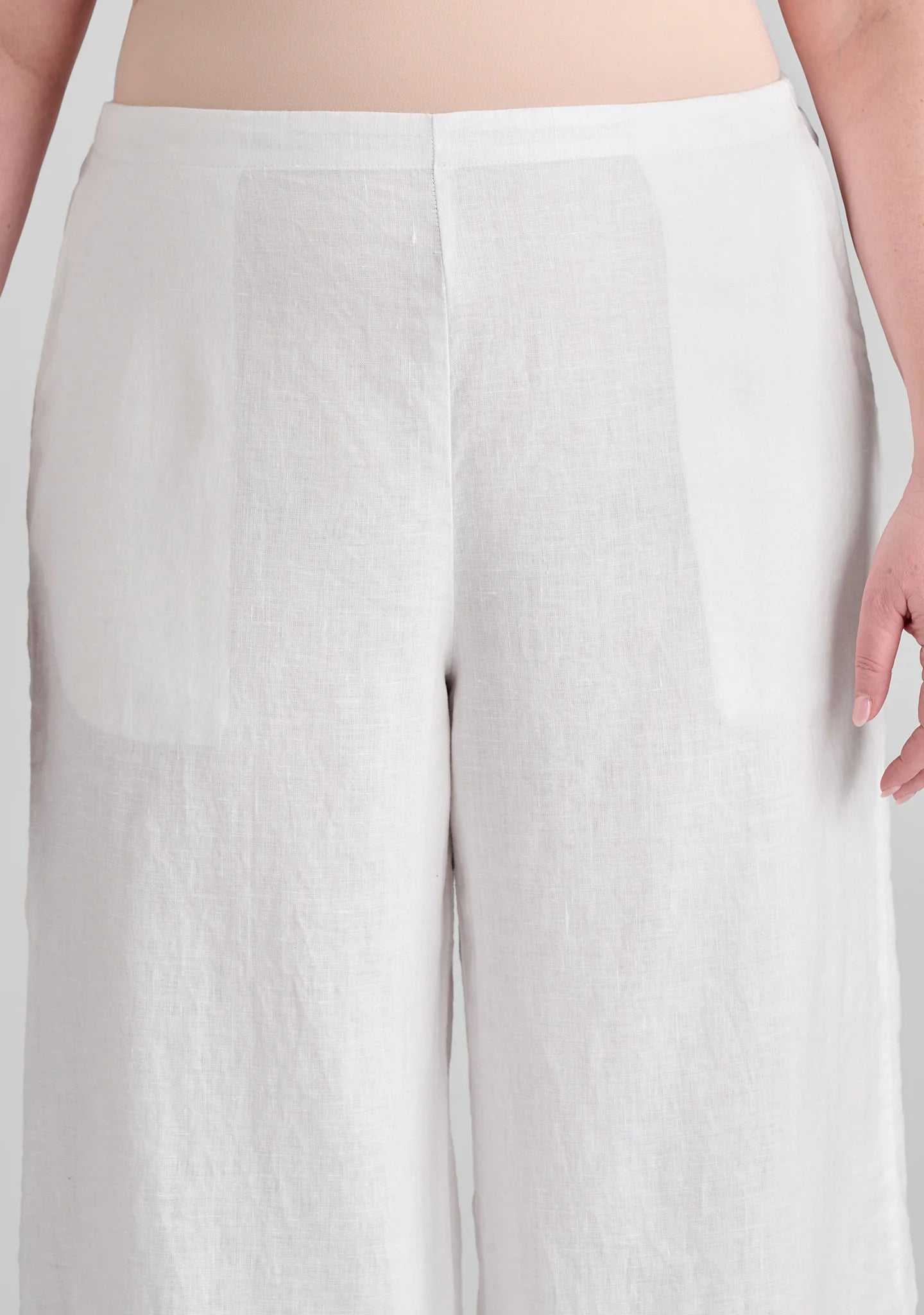 Sociable Flood - Wide Leg Linen Pants