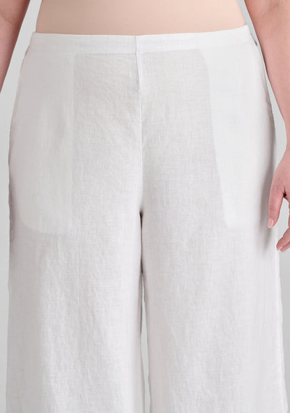 Sociable Flood - Wide Leg Linen Pants