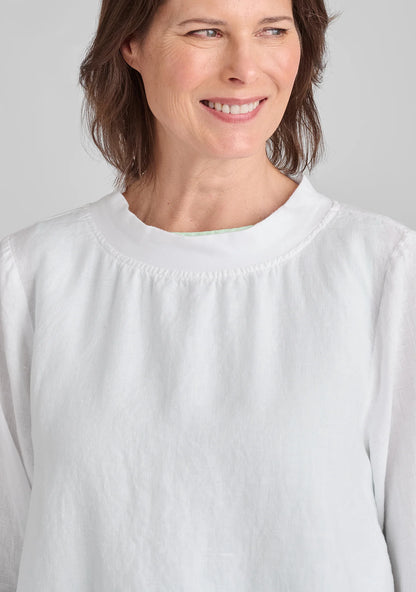 Chelsea Pullover - Long Sleeve Linen Shirt