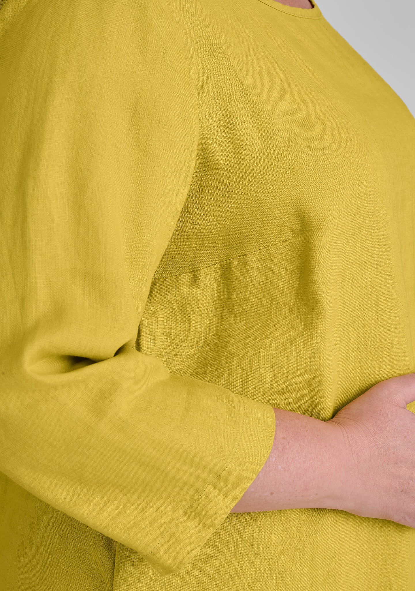 Happy Gathers Dress - Linen Shift Dress