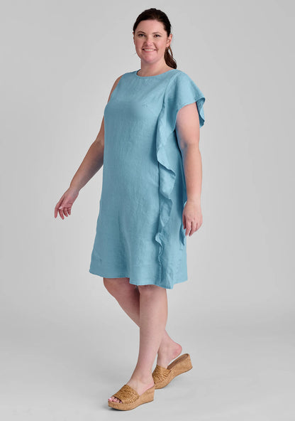 Social Dress - Linen Shift Dress - FINAL SALE