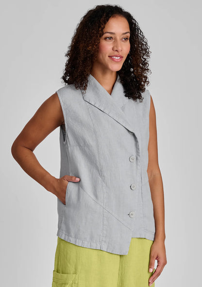 Chelsea Vest - Linen Vest - FINAL SALE