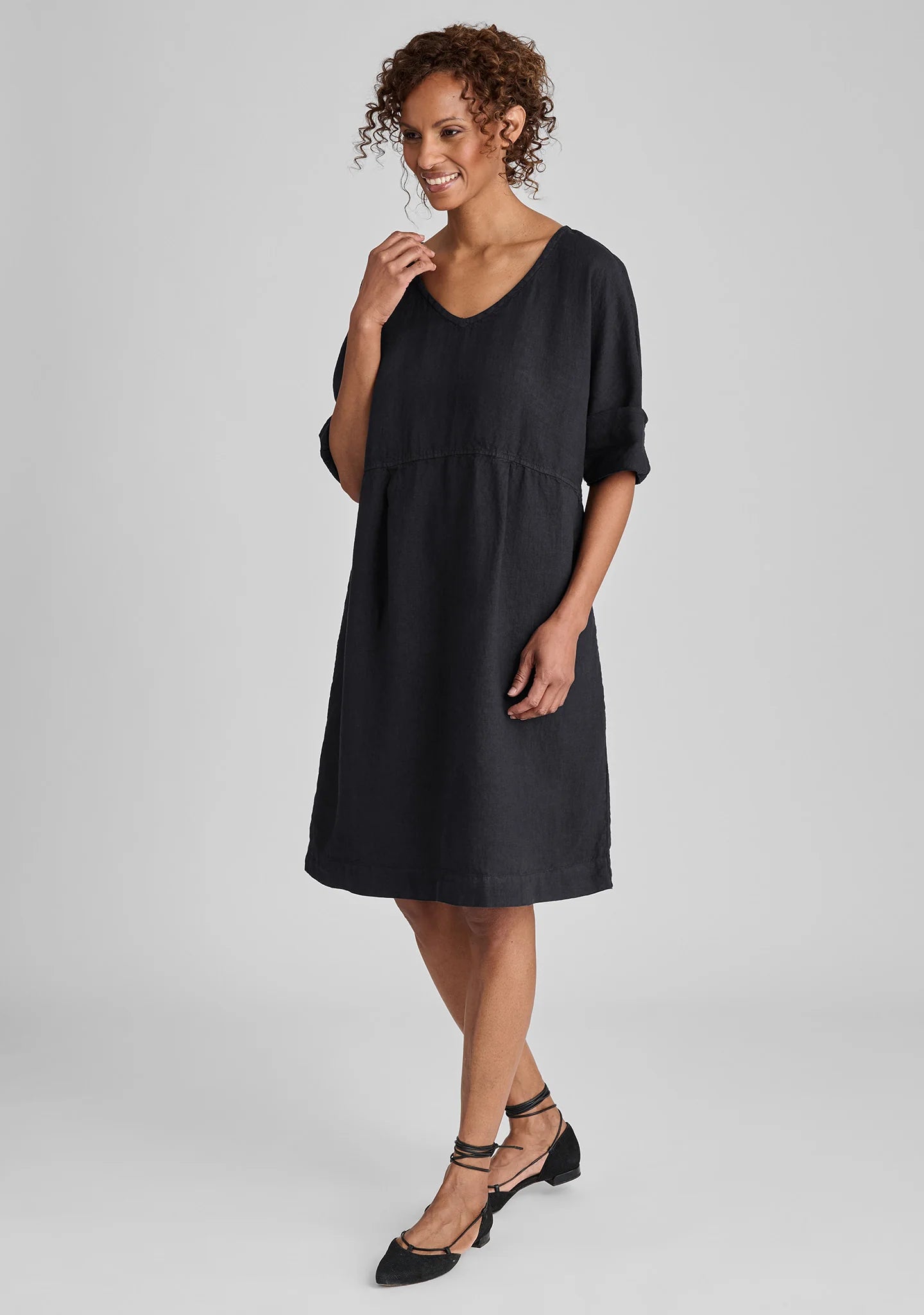 Dolman Dress - Linen Dress