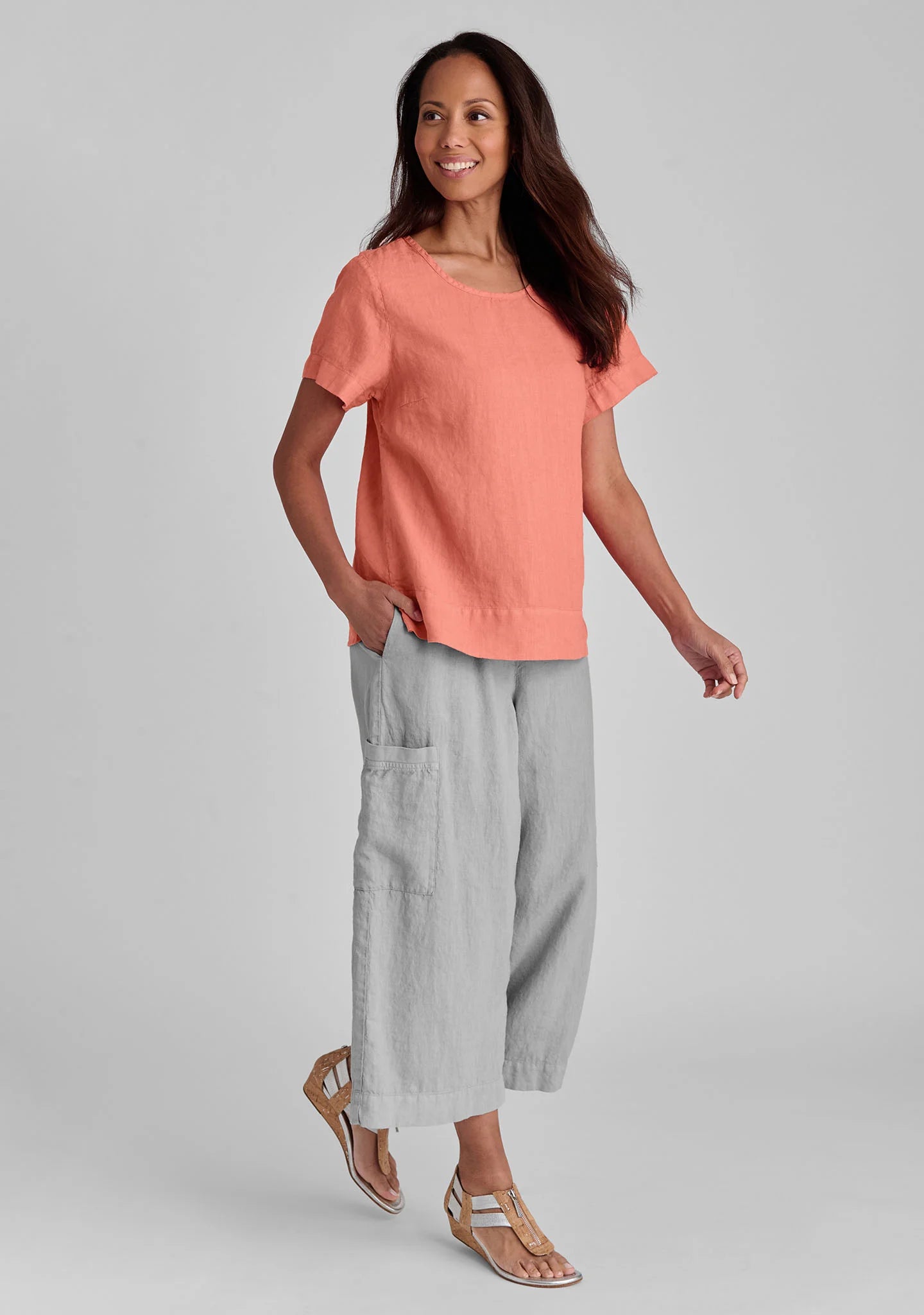Full Time Pant - Linen Drawstring Pants - FINAL SALE
