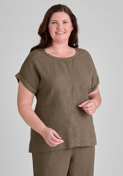 Tee Top - Linen T Shirt